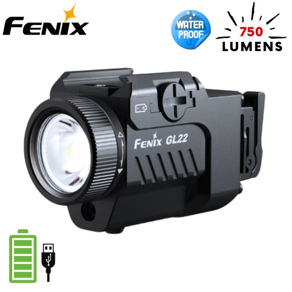 Zbraňové laserové svietidlo Fenix GL22