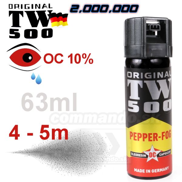 Obranný sprej TW500 Pepper FOG 63ml Kaser Slzný sprej