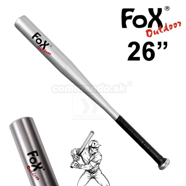 Baseballová pálka AMERICAN hliníková 26" 66cm FOX Outdoor