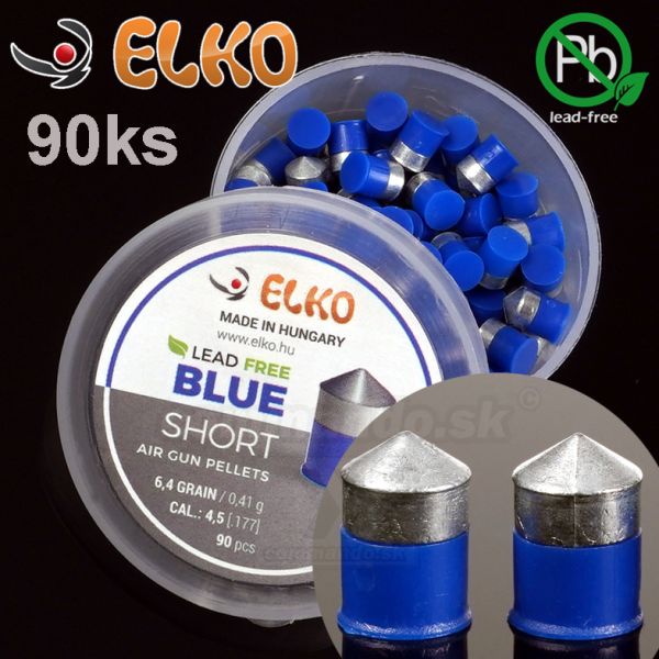 Elko Diabolo BLUE SHORT 90ks Type 2 4,5mm